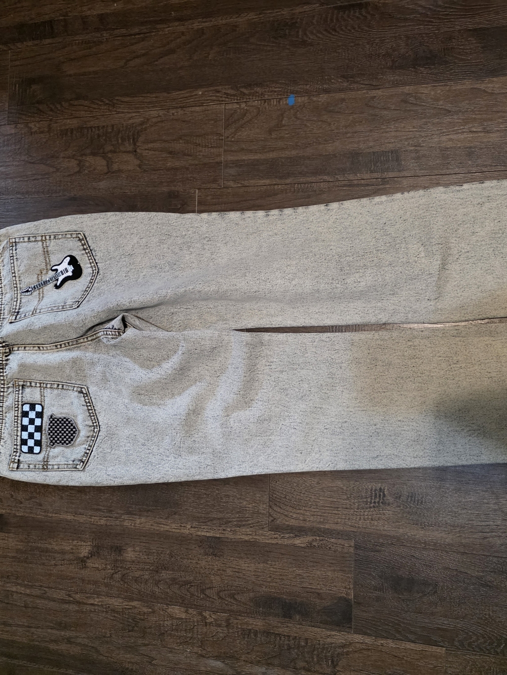 Marc Jacobs Light Acid-Wash Jeans with Star Charm Detail